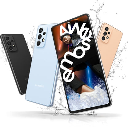 Samsung Galaxy A53 5G SM-A536W 128 GB Smartphone - 6.5" Super AMOLED Full HD Plus 1080 x 2400 - Octa-core (2.40 GHz 2 GHz - Android 12 - 5G - Awesome Black SM-A536WZKAXAC