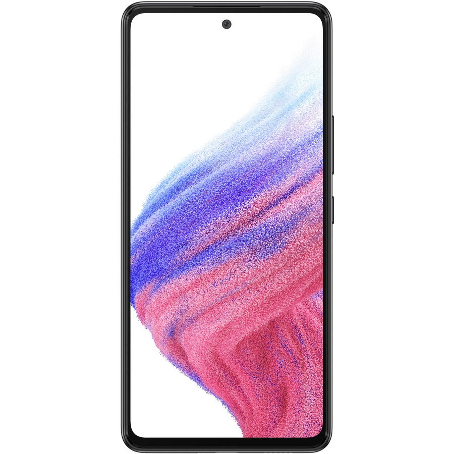 Samsung Galaxy A53 5G SM-A536W 128 GB Smartphone - 6.5" Super AMOLED Full HD Plus 1080 x 2400 - Octa-core (2.40 GHz 2 GHz - Android 12 - 5G - Awesome Black SM-A536WZKAXAC