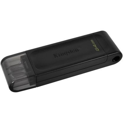 Clé USB 3.2 (1ère génération) Type C Kingston DataTraveler 70 64 Go DT70/64GBCR