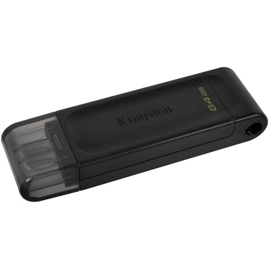 Clé USB 3.2 (1ère génération) Type C Kingston DataTraveler 70 64 Go DT70/64GBCR