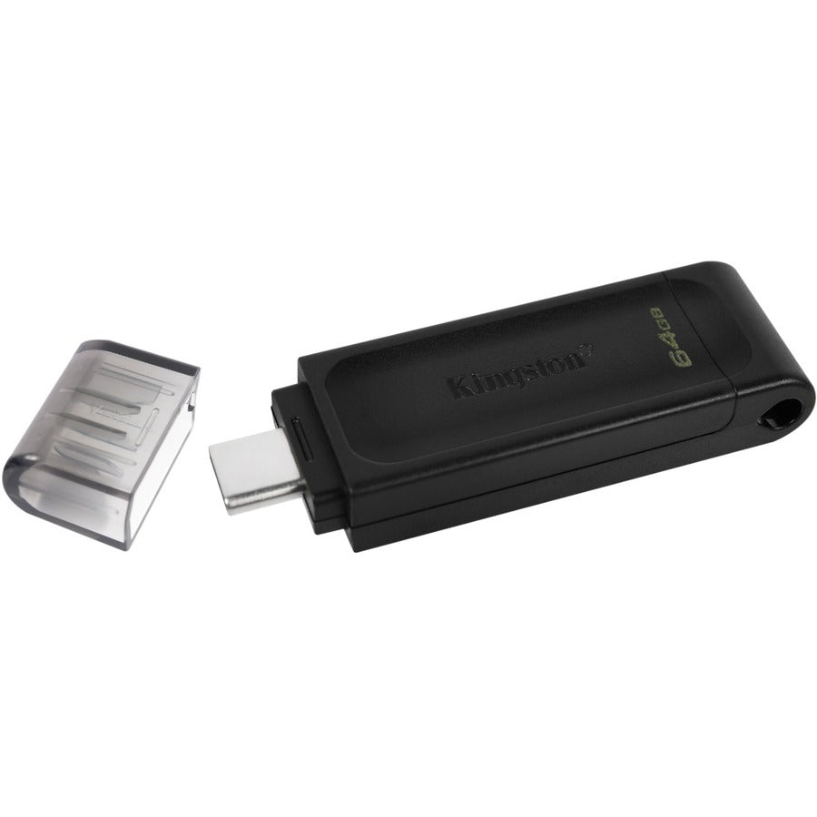 Clé USB 3.2 (1ère génération) Type C Kingston DataTraveler 70 64 Go DT70/64GBCR
