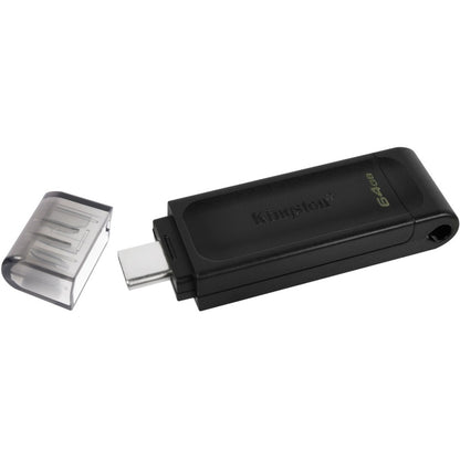Clé USB 3.2 (1ère génération) Type C Kingston DataTraveler 70 64 Go DT70/64GBCR
