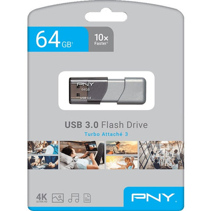 Clé USB 3.0 PNY 64 Go P-FD64GTBOP-GE