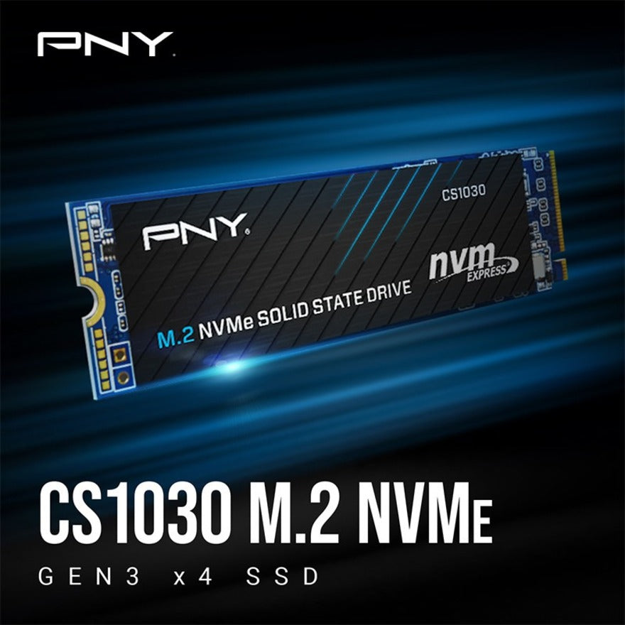 Disque SSD PNY CS1030 1 To - M.2 2280 interne - PCI Express NVMe (PCI Express NVMe 3.0 x4) M280CS1030-1TB-RB