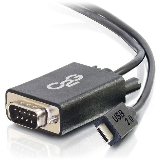 Câble adaptateur USB 2.0 USB-C vers DB9 série RS232 C2G 29470