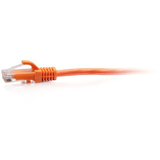 Câble de raccordement Ethernet fin Cat6a sans accroc non blindé (UTP) C2G 3 pieds - Orange C2G30175