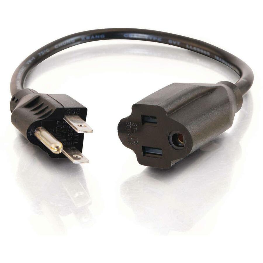 Rallonge d'alimentation pour économiseur de prise C2G 4 pi 16 AWG (NEMA 5-15P vers NEMA 5-15R) 29930