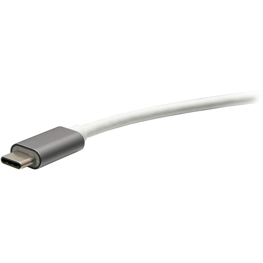 Adaptateur double moniteur USB C vers HDMI et VGA C2G C2G - 4K 30 Hz - Blanc C2G29831