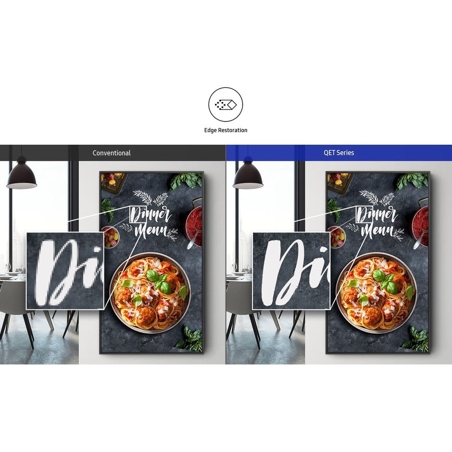 Écran professionnel Samsung 65 pouces série QET LH65QETELGCXGO