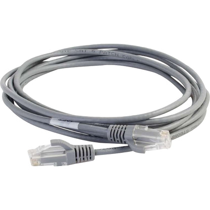 Câble de raccordement réseau fin C2G Cat6 9 pieds sans accroc non blindé (UTP) - Gris 01095