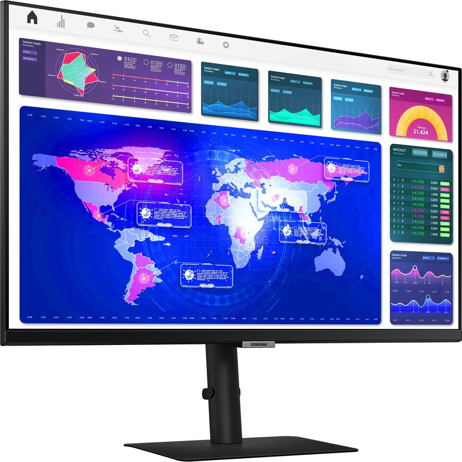 Moniteur LCD Samsung ViewFinity S6 S27A600NWN 26,9" WQHD - 16:9 - Noir LS27A600NWNXGO