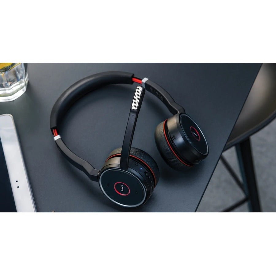 Jabra Evolve 75 SE USB-A UC Stéréo avec support 7599-848-199