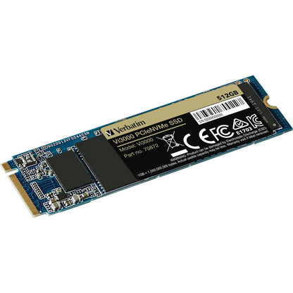 Disque SSD Verbatim Vi3000 512 Go - M.2 2280 interne - PCI Express NVMe (PCI Express NVMe 3.0 x4) 70872