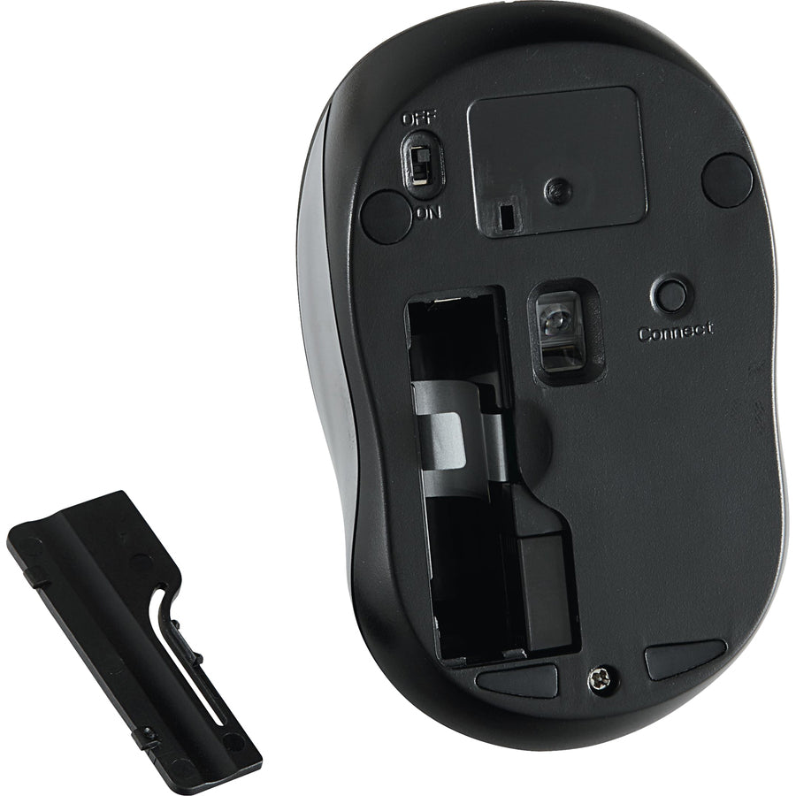 Souris sans fil silencieuse à LED bleue Verbatim - Rouge 99780
