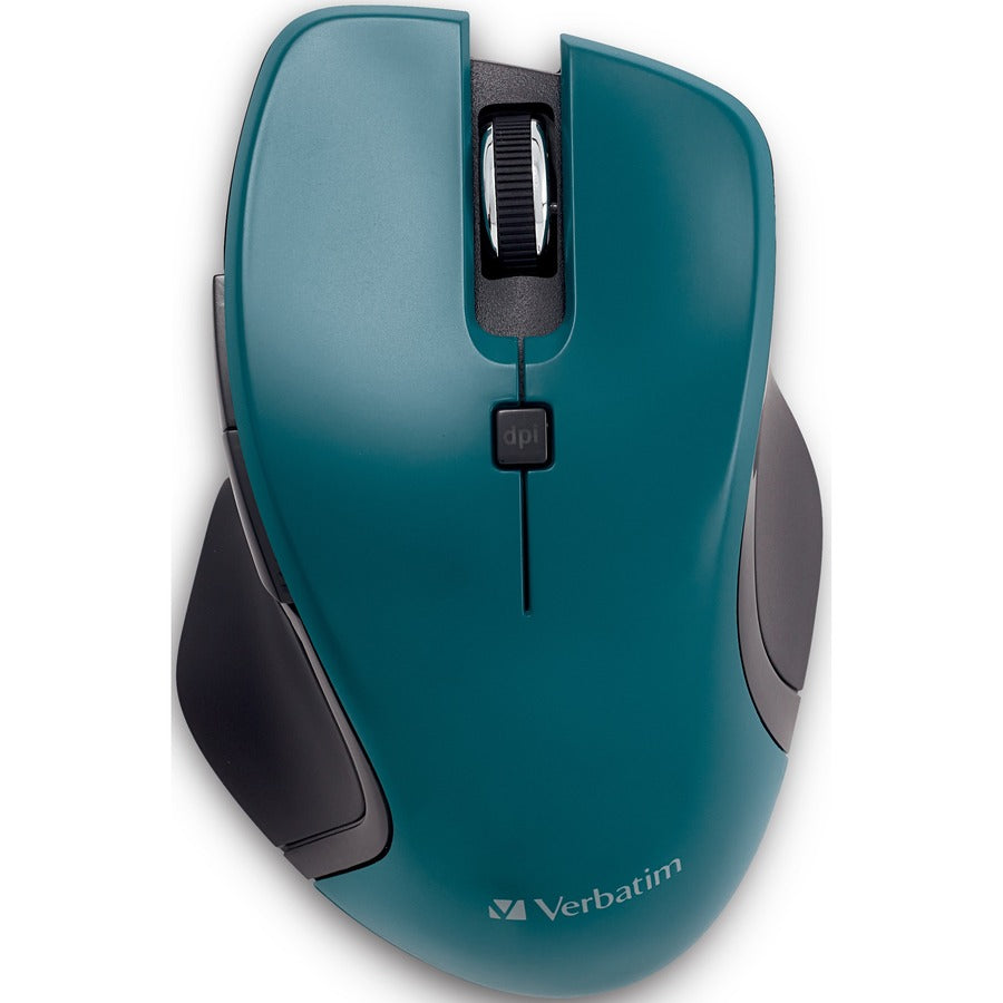 Souris sans fil Verbatim USB-C™ à LED bleue - Bleu sarcelle 70247