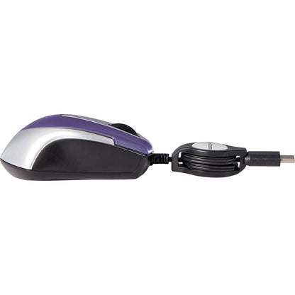 Souris optique de voyage mini USB-C Verbatim - Violet 70238