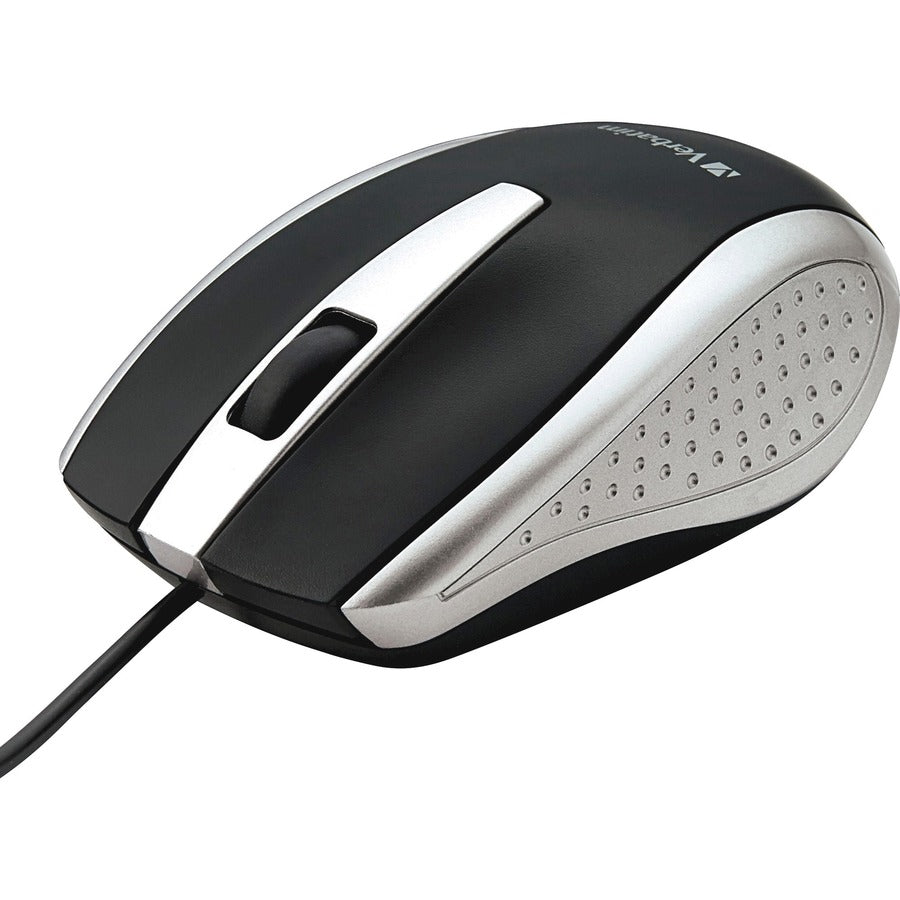 Souris optique filaire pour ordinateur portable Verbatim - Blanc 99741