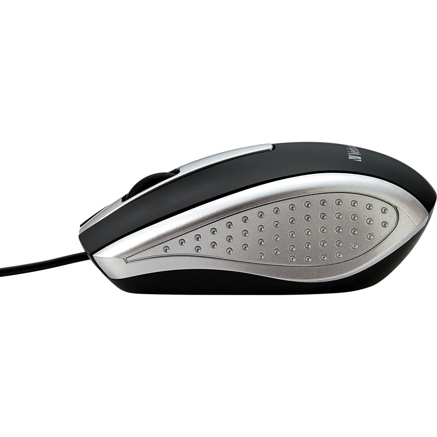 Souris optique filaire pour ordinateur portable Verbatim - Blanc 99741