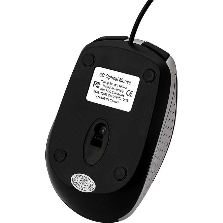 Souris optique filaire pour ordinateur portable Verbatim - Blanc 99741