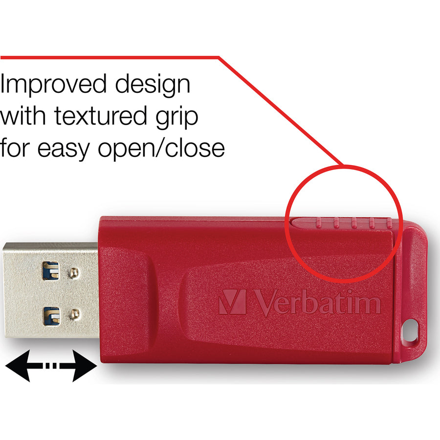 Clé USB Store 'n' Go de Verbatim 4 Go - Rouge 95236