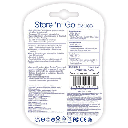 Clé USB Store 'n' Go de Verbatim 4 Go - Rouge 95236