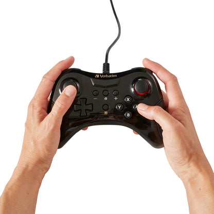 Manette filaire Verbatim pour Nintendo Switch - Noir 99797