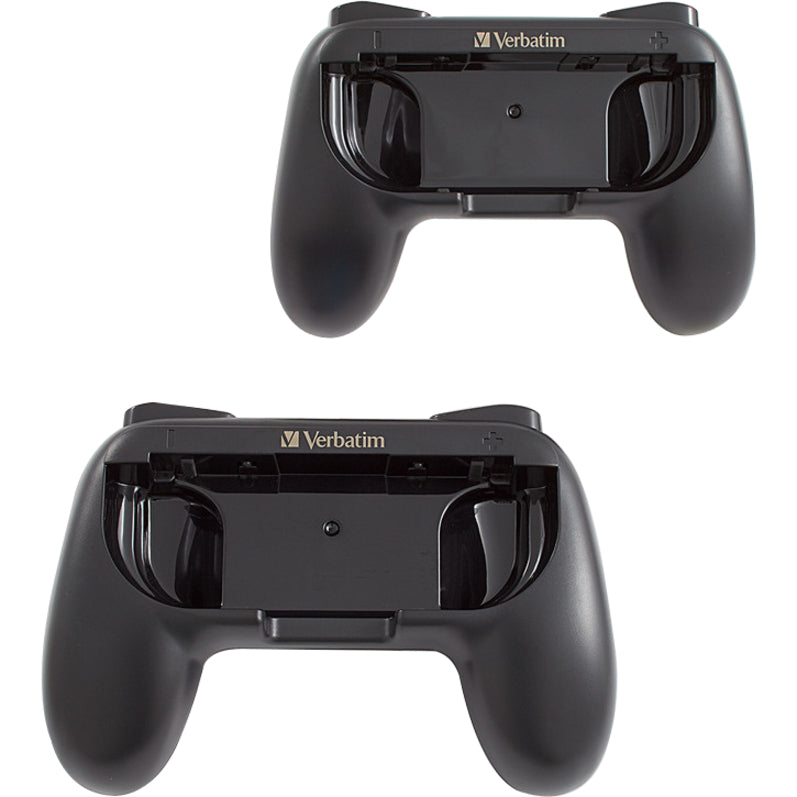 Poignées de manette Verbatim à utiliser avec les manettes Joy-Con de Nintendo Switch - Noir 99798