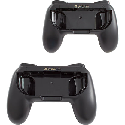 Poignées de manette Verbatim à utiliser avec les manettes Joy-Con de Nintendo Switch - Noir 99798
