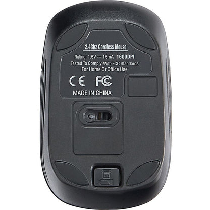 Verbatim Wireless Mini Travel Mouse, Commuter Series - Purple 70707