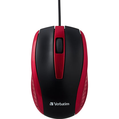 Souris optique filaire pour ordinateur portable Verbatim - Blanc 99742