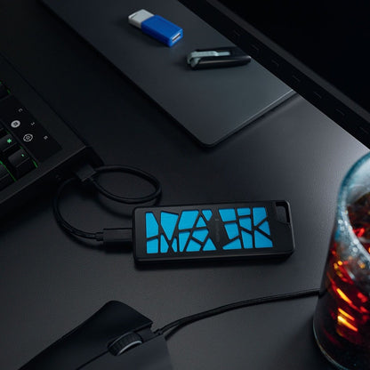 Disque SSD externe PCIe NVMe pour jeu Verbatim VGX1000 256 Go 70883