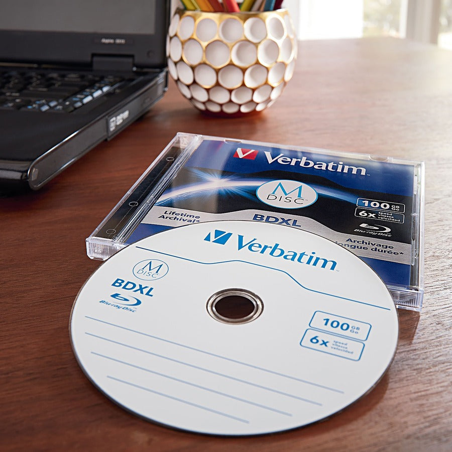 Verbatim Verbatim M DISC BDXL - 6x - 100 Go - 1 Pack Boîtier Jewel 98912