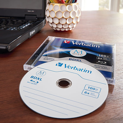 Verbatim Verbatim M DISC BDXL - 6x - 100 Go - 1 Pack Boîtier Jewel 98912