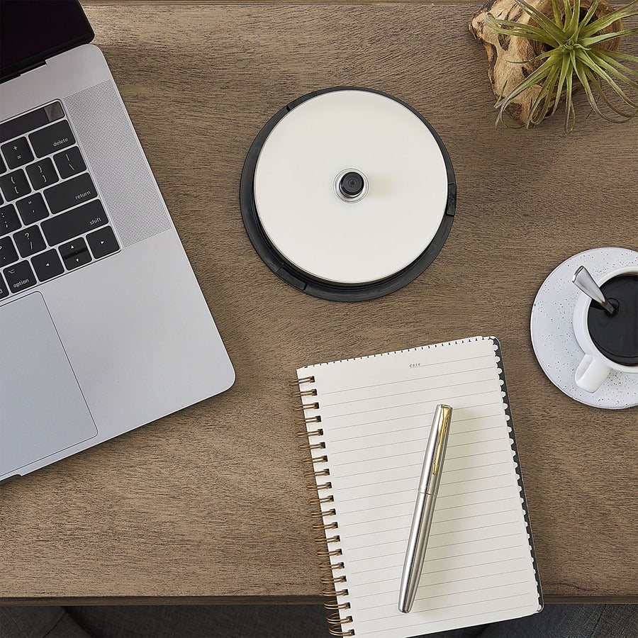 Verbatim BD-R DL 50 Go 8X, étiquette blanche, DataLife+, blanc, jet d'encre, hub imprimable, 25 PK, broche 97334