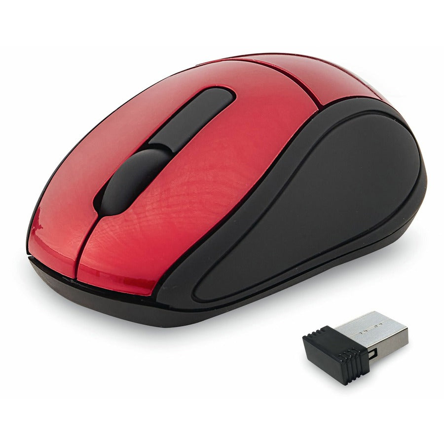 Souris optique de voyage mini sans fil Verbatim - Rouge 97540
