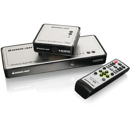 Matrice vidéo HD 5x2 sans fil longue portée IOGEAR Pro GWHDMS52MB