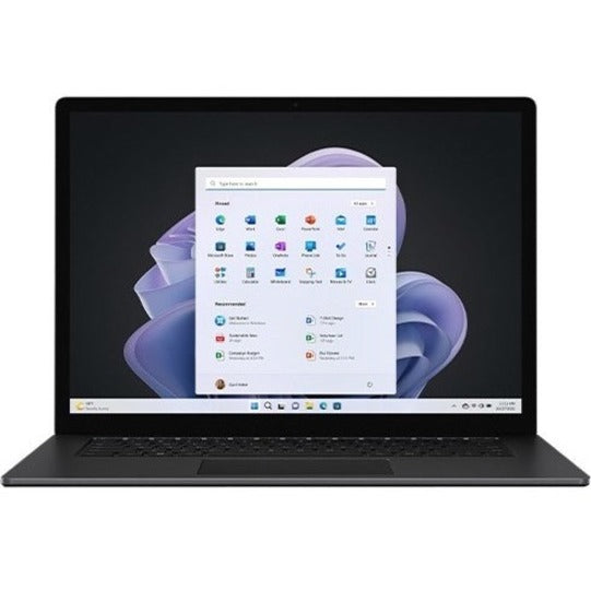 Ordinateur portable Microsoft Surface Laptop 5 15" à écran tactile - 2496 x 1664 - Intel Core i7 12e génération i7-1265U - Plateforme Intel Evo - 16 Go de RAM totale - 256 Go de SSD - Noir mat RI9-00024