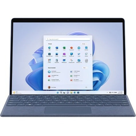 Tablette Microsoft Surface Pro 9 - 13" - Core i7 12e génération i7-1265U Deca-core (10 cœurs) 1,80 GHz - 16 Go RAM - 256 Go SSD - Windows 10 Pro - Sapphire S8G-00034