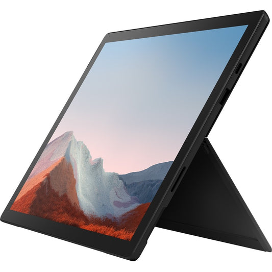 Tablette Microsoft Surface Pro 7+ - 12,3" - Core i7 11e génération i7-1165G7 Quad-core (4 cœurs) 2,80 GHz - 16 Go RAM - 256 Go SSD - Windows 10 Pro - Noir mat 1NC-00016