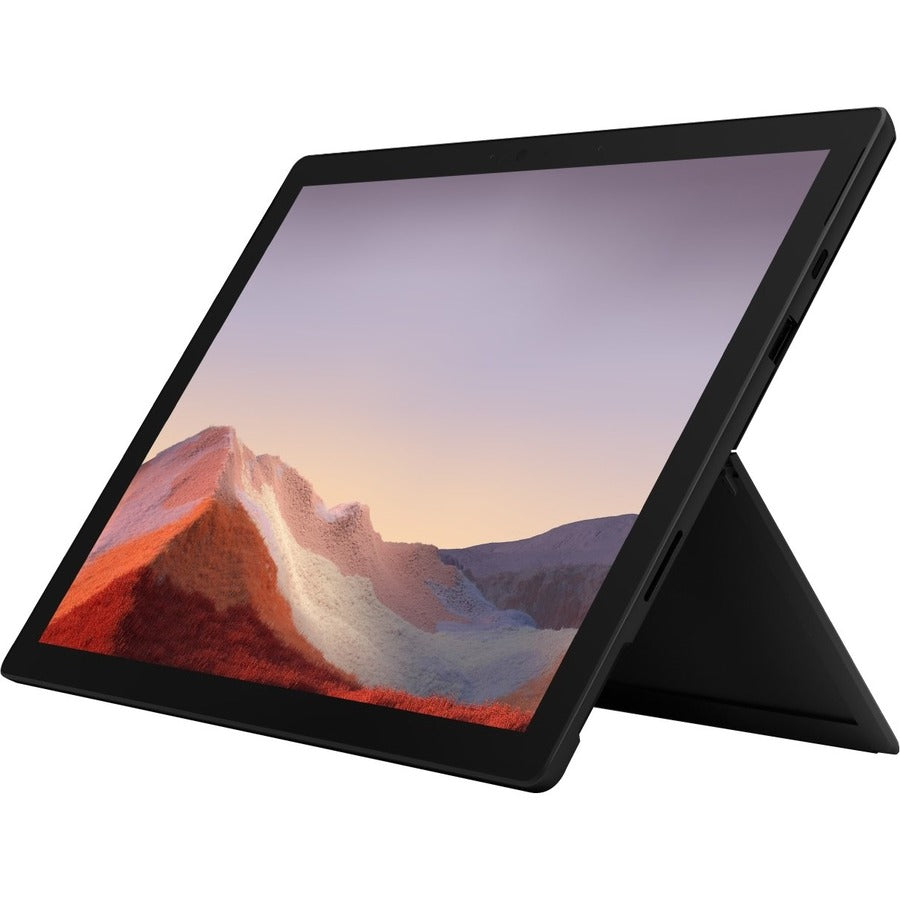 Tablette Microsoft Surface Pro 7+ - 12,3" - Core i7 11e génération i7-1165G7 Quad-core (4 cœurs) 2,80 GHz - 16 Go RAM - 256 Go SSD - Windows 10 Pro - Noir mat 1NC-00016