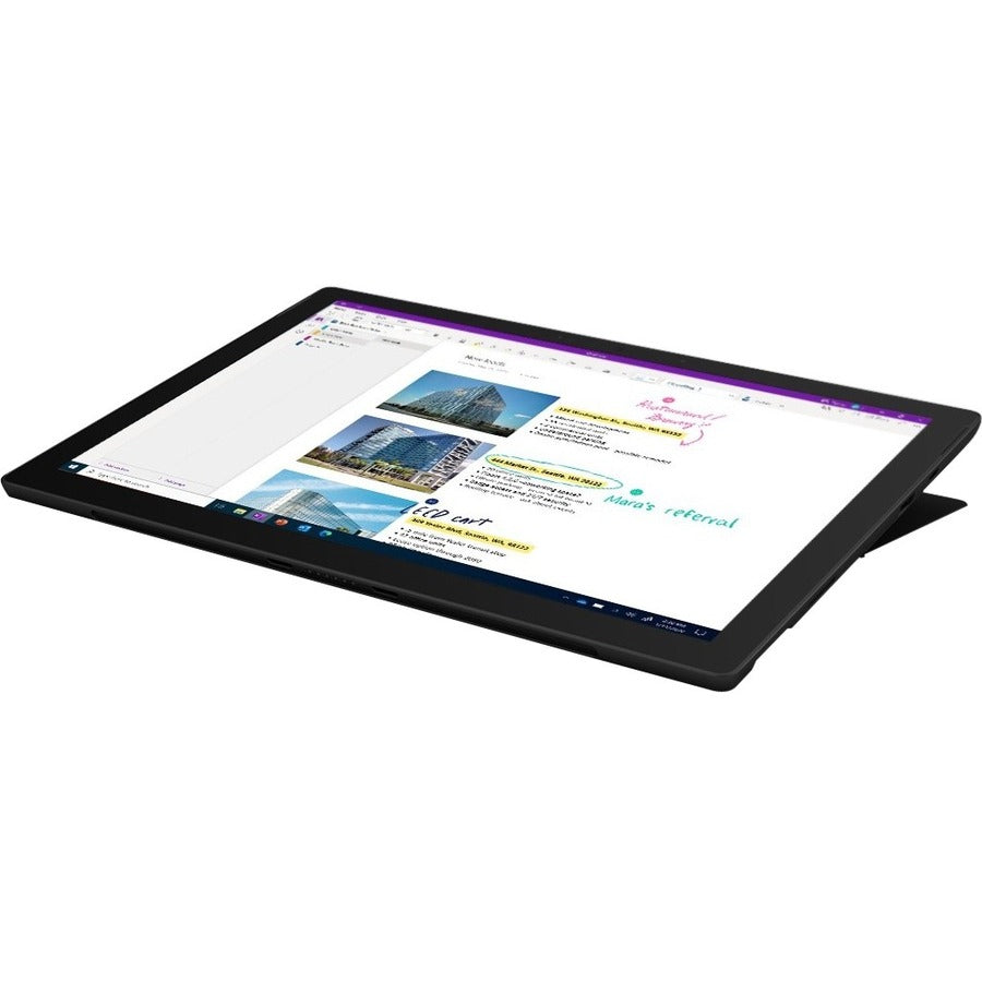 Tablette Microsoft Surface Pro 7+ - 12,3" - Core i7 11e génération i7-1165G7 Quad-core (4 cœurs) 2,80 GHz - 16 Go RAM - 256 Go SSD - Windows 10 Pro - Noir mat 1NC-00016
