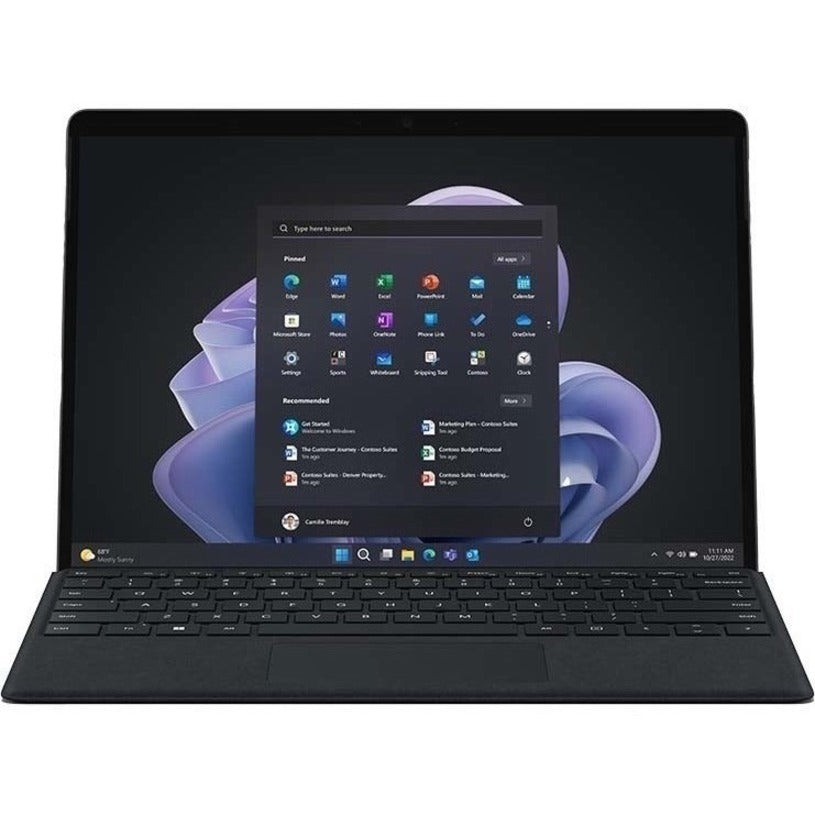 Tablette Microsoft Surface Pro 9 - 13" - Core i5 10e génération i5-1245U Deca-core (10 cœurs) - 8 Go RAM - 512 Go SSD - Windows 11 Pro 64 bits - Graphite QHB-00017