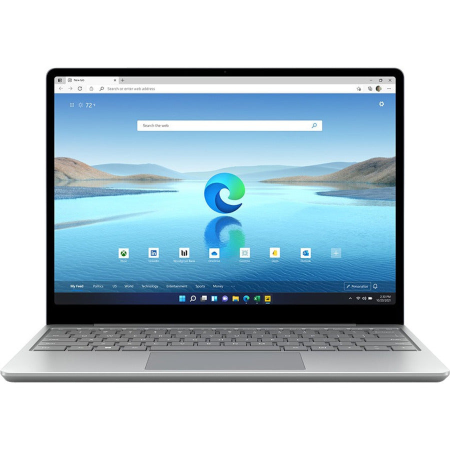 Ordinateur portable à écran tactile Microsoft Surface Laptop Go 2 12,4" - 1536 x 1024 - Intel Core i5 11e génération i5-1135G7 Quad-core (4 cœurs) - 16 Go de RAM totale - 16 Go de mémoire embarquée - 256 Go de SSD - Platinum KYM-00001