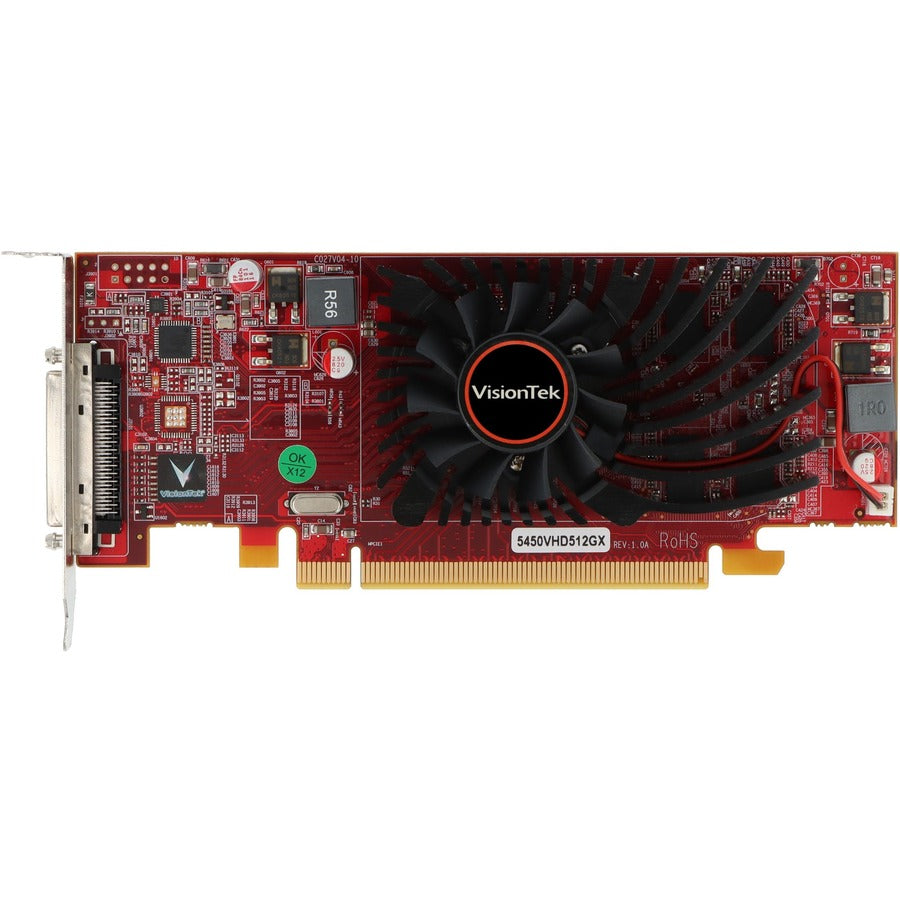 Carte graphique VisionTek ATI Radeon HD 5450 - 512 Mo DDR3 SDRAM - Profil bas 900344