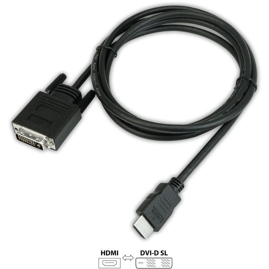 Câble bidirectionnel HDMI / DVI-D VisionTek de 6 pieds (M/M) 901192