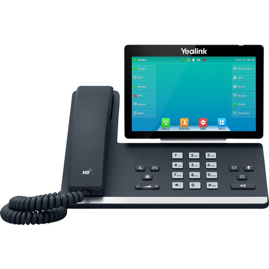 Téléphone IP Yealink SIP-T57W - Avec/Sans Fil - Avec/Sans Fil - Wi-Fi, Bluetooth - Montage Mural, Bureau - Gris Classique SIP-T57W