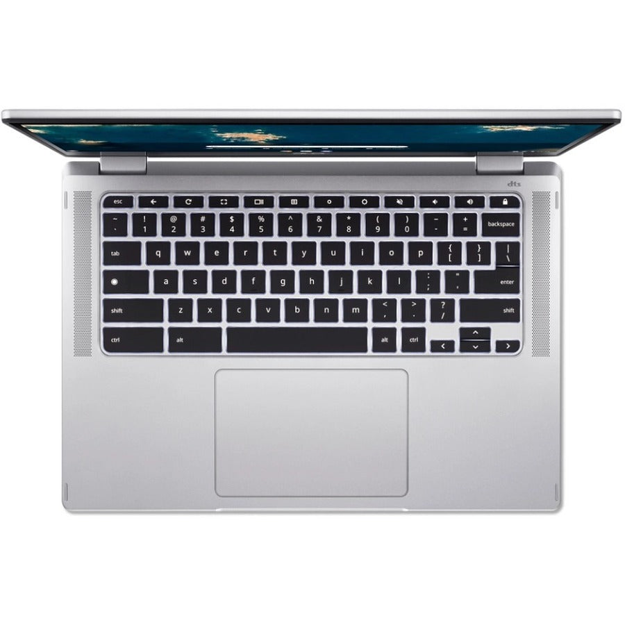 Acer Chromebook Spin 314 CP314-1H CP314-1H-C053 Chromebook convertible 2 en 1 à écran tactile 14" - HD - 1366 x 768 - Intel Celeron N4500 Dual-core (2 cœurs) 1,10 GHz - 4 Go de RAM totale - 64 Go de mémoire flash - Argent pur NX.AY4AA.002