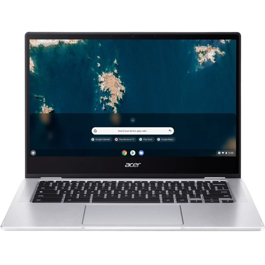 Acer Chromebook Spin 314 CP314-1H CP314-1H-C053 Chromebook convertible 2 en 1 à écran tactile 14" - HD - 1366 x 768 - Intel Celeron N4500 Dual-core (2 cœurs) 1,10 GHz - 4 Go de RAM totale - 64 Go de mémoire flash - Argent pur NX.AY4AA.002