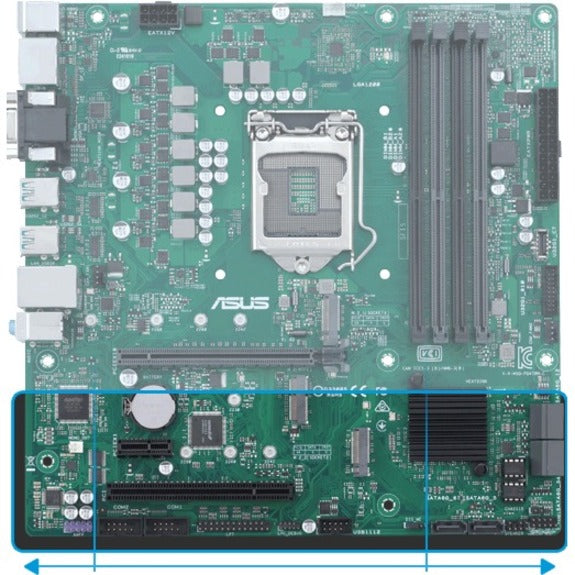 Carte mère de bureau Asus H610M-CT D4-CSM - Chipset Intel H610 - Socket LGA-1700 - Micro ATX PRO H610M-CT D4-CSM