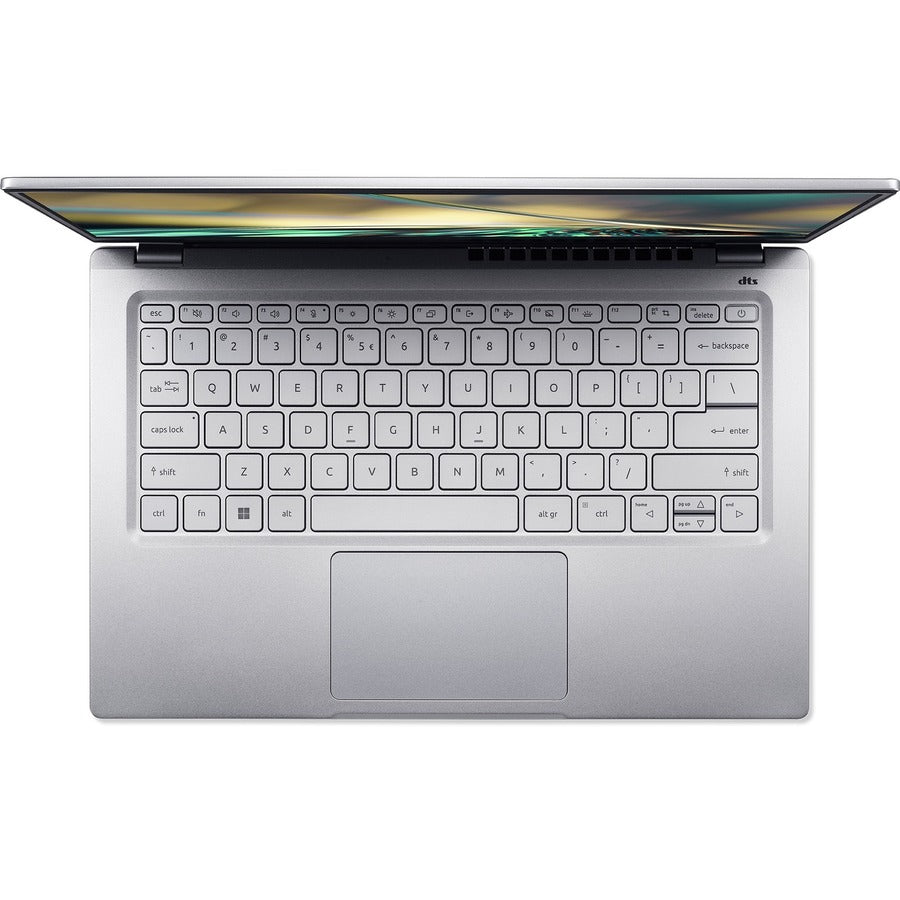 Ordinateur portable Acer Swift 3 SF314-512 SF314-512-58A8 14" - Full HD - 1920 x 1080 - Intel Core i5 12e génération i5-1240P Dodeca-core (12 cœurs) 1,70 GHz - 8 Go de RAM totale - SSD 512 Go - Argent pur NX.K0FAA.001
